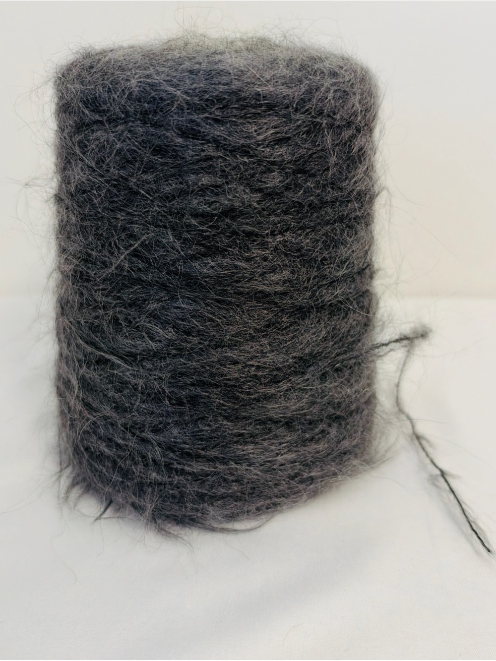 Louet Brushed Mohair Cambridge Connection Gray 16 Oz Lace Weaving Knitting Art